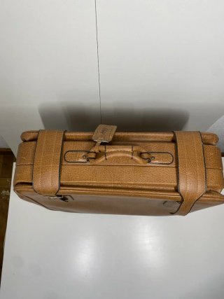 Maleta Vintage Cuero Marrón