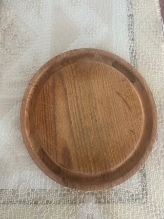 Quesera Vintage Cristal y Madera