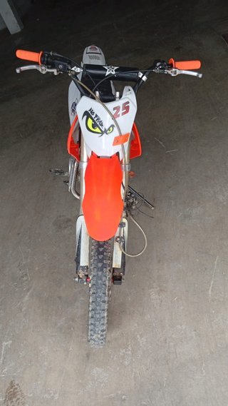 Pit Bike 125cc Naranja/Blanca