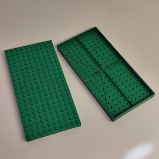 2pz 2x lego brick 10x20 basi verdi