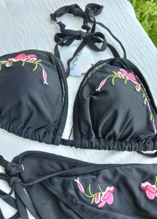 Costume da Bagno Bikini Nuovo  Ricamato