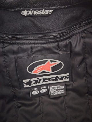 Mono de moto Alpinestars azul y blanco