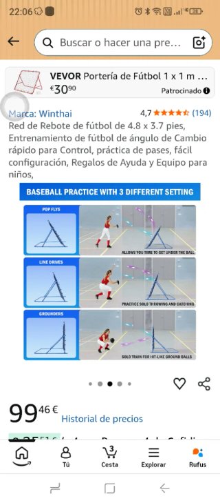 Red de rebote de fútbol Winthai