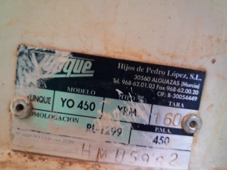 Remolque Yunke 450 kg