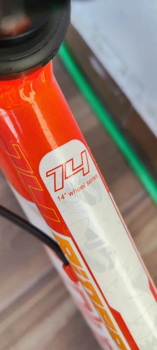 Bicicleta infantil roja 14"