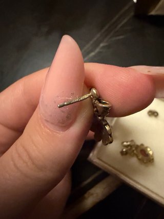 Orecchini pendenti in argento e corallo rosso
