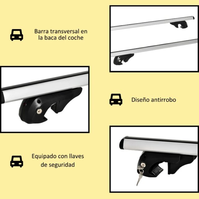 Barras de Techo Universales para Coche