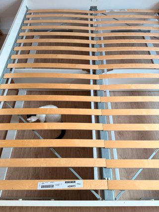 Cama Matrimonio Blanca con 4 Cajones