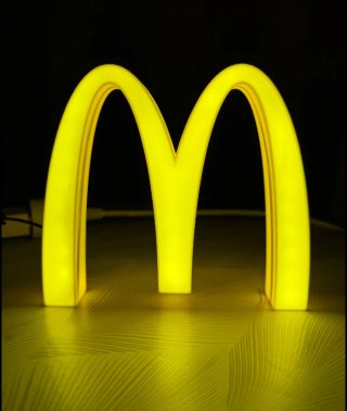 McDonald's Arco Luminoso Giallo