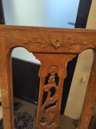 Silla de comedor madera tapizada