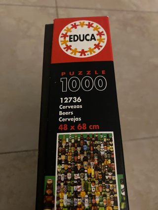 Puzzle 1000 piezas marcas de cerveza