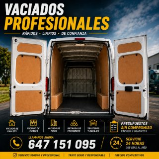 RETIRADA DE ESCOMBROS, VACIADO DE PISOS 647151095