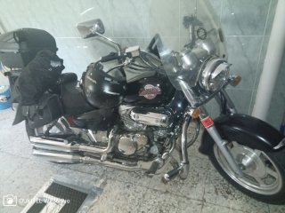 Hyosung Aquila GV 250 Customizada  Harley Davidson