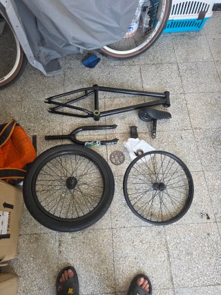 Bmx Negro Desmontado