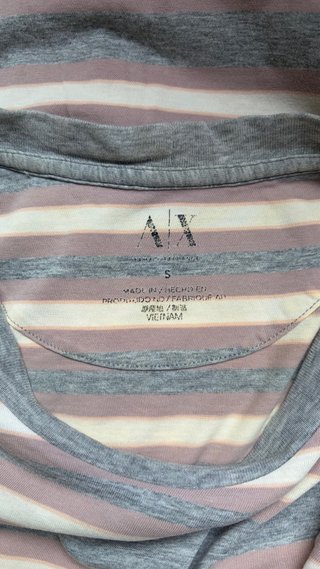 Camiseta Armani Exchange Rayas