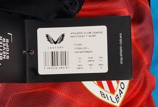 Camisetas  Athletic Bilbao Castore  Talla 158cm