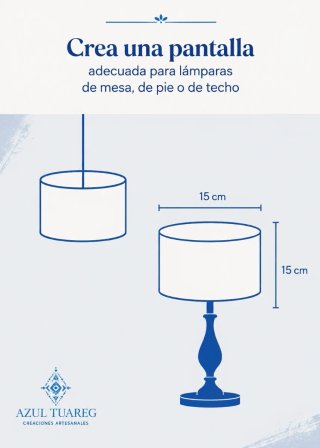 Kit para crear pantallas de lámpara