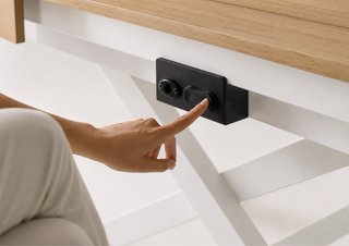 Mesa de centro elevable eléctrica y extensible