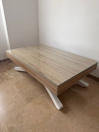 Mesa de centro elevable eléctrica y extensible