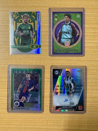 Pack Cartas Fútbol Firmada y Numeradas