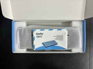 Teclado Mecánico Geeky GK61 SE US Layout