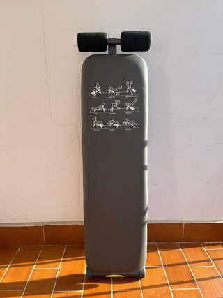 Banco musculación plegable y regulable