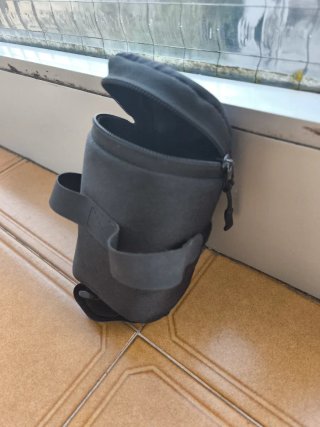 Bolsa herramientas sillín bici negra