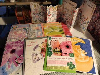 Lote de tarjetas de felicitación