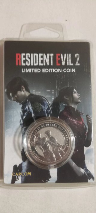 Monedas Resident Evil 2 y 3 Capcom