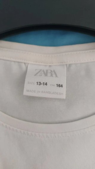 Camiseta blanca M/38/10 manga abullonada