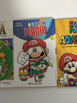 Colección Mangas Nintendo Zelda y Mario