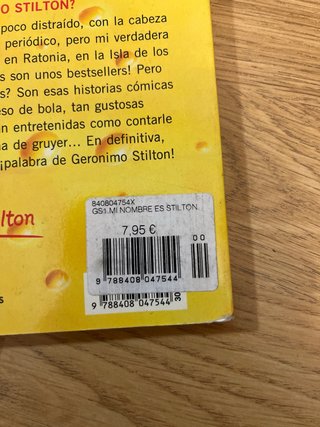 Mi nombre es Stilton, Geronimo Stilton Geronimo...