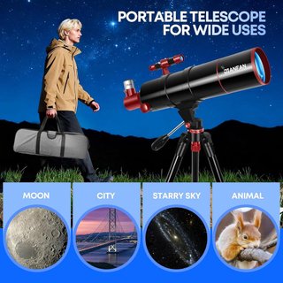 Telescopio Astronómico 90/550 Refractor NUEVO