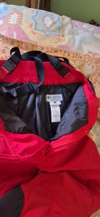 Pantalón de esquí Columbia rojo Talla S
