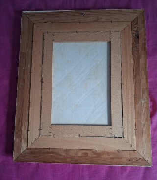 Cuadro Vintage Paisaje Invierno 60cm x 50cm