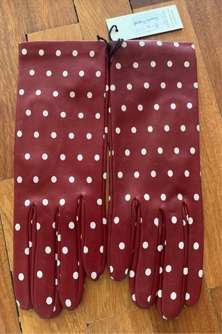 Guantes de piel forrados de seda