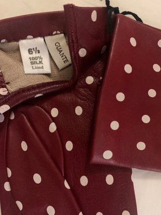Guantes de piel forrados de seda