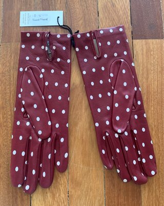 Guantes de piel forrados de seda