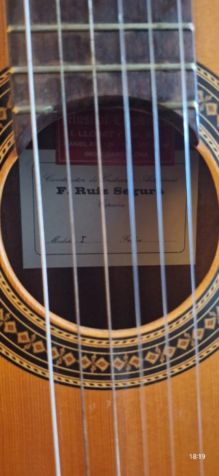 Guitarra Clásica F. Ruiz Segura Modelo J