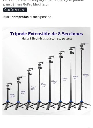 Trípode Selfie Stick Extensible Kaitezenz