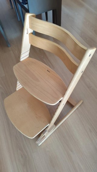 Trona de madera evolutiva para bebé