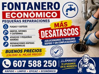 Servicios de Fontanería Económicos