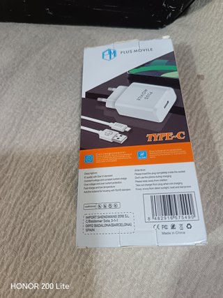 Cargador Rápido USB-C PLUS MOVILE