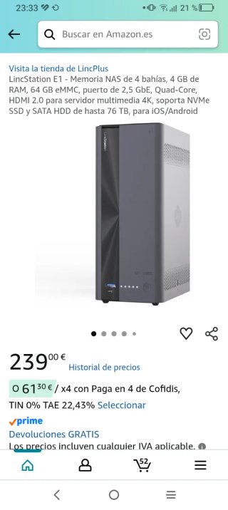 MAS  LincStation  E1 ( nuevo ) . CAMBIO
