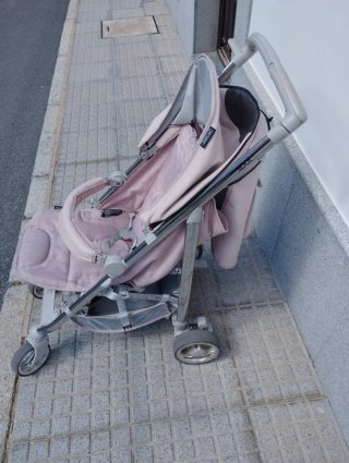 Sillita de paseo Bebecar rosa