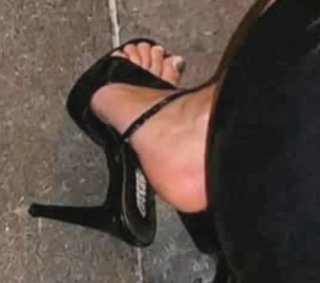 Tacones sucios mujer negros