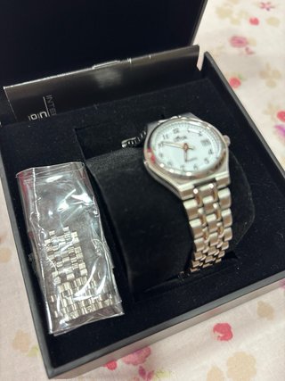 Reloj Lotus Mujer Plata y Blanco