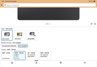 Oferta Samsung Galaxy Tab A9+ Gris 128como nueva