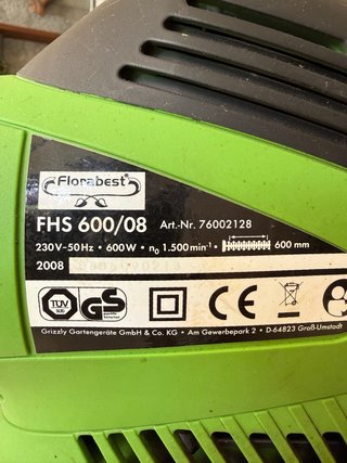 Cortasetos Eléctrico Florabest 600/08