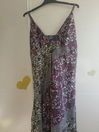 Vestido boho multicolor Jasmine talla única